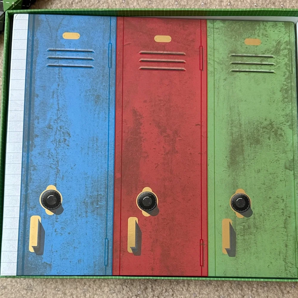 Locker-Themed Scrapbook Album